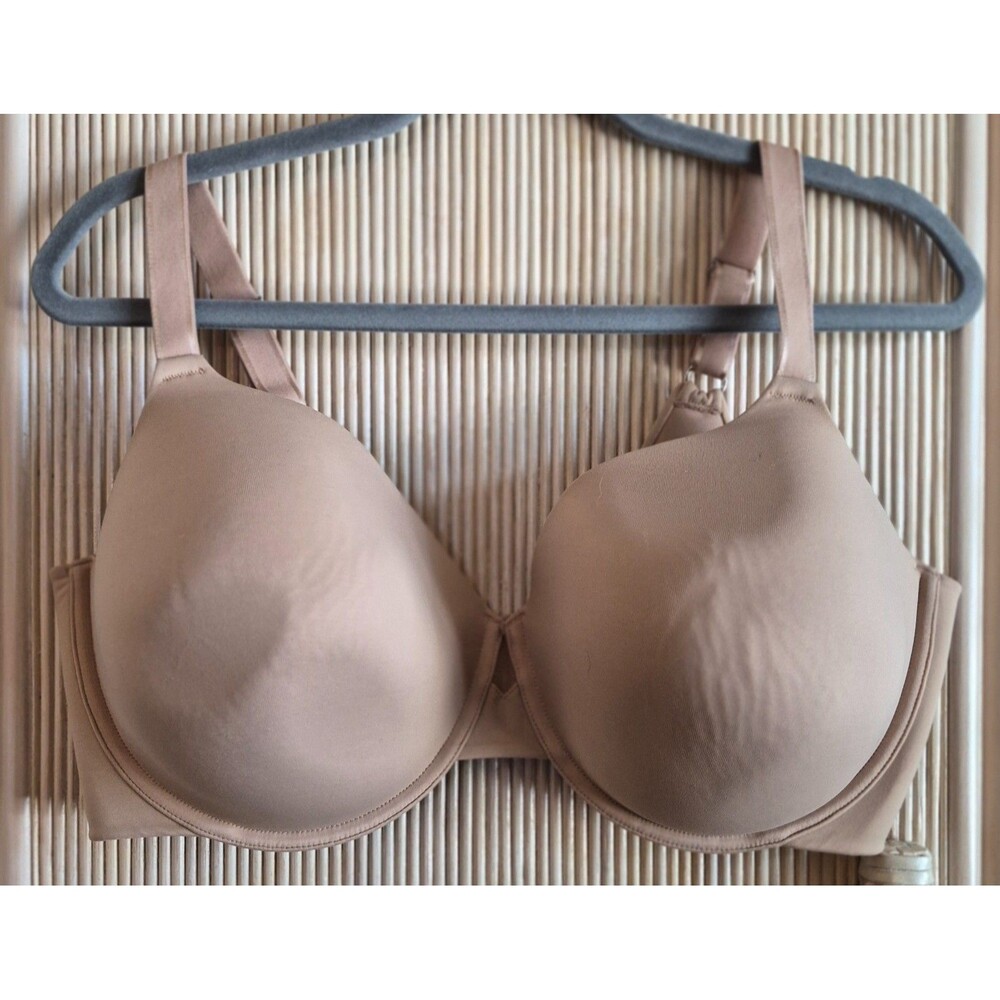 Vanity Fair Bra Size 42DD Beige Radiant Collection Smooth Back Underwire 76326